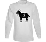 Mickey Mantle Goat 7 New York Baseball Fan Distressed T Shirt
