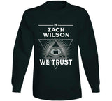 Zach Wilson We Trust New York Football Fan T Shirt