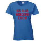 Big Blue Wrecking New York Football Fan T Shirt