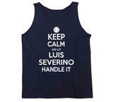 Luis Severino Keep Calm Ny Baseball Fan T Shirt