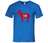 Y.A. Tittle Goat 14 New York Football Fan T Shirt