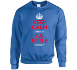 Y.A. Tittle Keep Calm New York Football Fan T Shirt