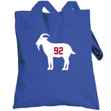 Michael Strahan Goat 92 New York Football Fan T Shirt
