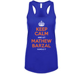 Mathew Barzal Keep Calm Ny Hockey Fan T Shirt