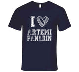 Artemi Panarin I Heart New York Hockey Fan T Shirt