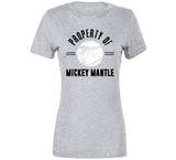 Mickey Mantle Property Of New York Baseball Fan T Shirt