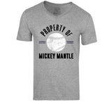 Mickey Mantle Property Of New York Baseball Fan T Shirt