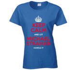 Michael Strahan Keep Calm New York Football Fan T Shirt