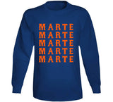 Starling Marte X5 New York Baseball Fan T Shirt