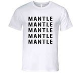 Mickey Mantle X5 New York Baseball Fan T Shirt
