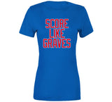 Adam Graves Score Like Graves New York Hockey Fan T Shirt