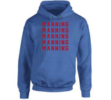 Eli Manning X5 New York Football Fan T Shirt