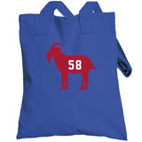 Carl Banks Goat 58 New York Football Fan T Shirt