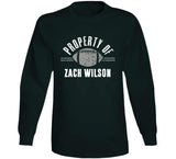 Zach Wilson Property Of New York Football Fan T Shirt