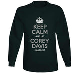 Corey Davis Keep Calm New York Football Fan T Shirt