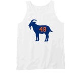 Jacob deGrom Goat 48 New York Baseball Fan V2 T Shirt