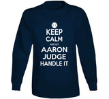 Aaron Judge Keep Calm Ny Baseball Fan T Shirt