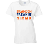 Brandon Nimmo Freakin New York Baseball Fan V2 T Shirt
