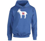 Lawrence Taylor Goat 56 New York Football Fan Distressed T Shirt