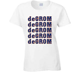 Jacob deGrom X5 New York Baseball Fan V2 T Shirt