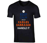 Carlos Carrasco Keep Calm New York Baseball Fan V2 T Shirt