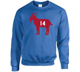 Y.A. Tittle Goat 14 New York Football Fan T Shirt