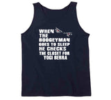 Yogi Berra Boogeyman New York Baseball Fan T Shirt