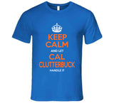 Cal Clutterbuck Keep Calm Ny Hockey Fan T Shirt