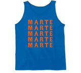 Starling Marte X5 New York Baseball Fan T Shirt