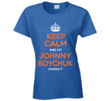 Johnny Boychuk Keep Calm Ny Hockey Fan T Shirt