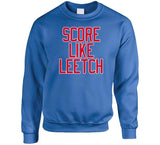 Brian Leetch Score Like Leetch New York Hockey Fan T Shirt