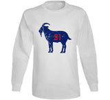 Justin Tuck Goat 91 New York Football Fan Distressed V2 T Shirt