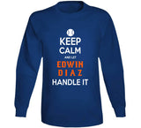 Edwin Diaz Keep Calm New York Baseball Fan T Shirt