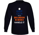 Brandon Nimmo Keep Calm New York Baseball Fan V2 T Shirt