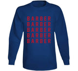 Tiki Barber X5 New York Football Fan T Shirt