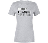 Derek Jeter Freakin New York Baseball Fan V2 T Shirt