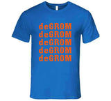 Jacob deGrom X5 New York Baseball Fan T Shirt