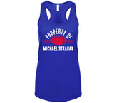 Michael Strahan Property Of New York Football Fan T Shirt