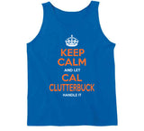 Cal Clutterbuck Keep Calm Ny Hockey Fan T Shirt