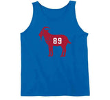 Mark Bavaro Goat 89 New York Football Fan Distressed T Shirt