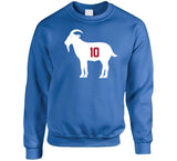 Eli Manning Goat 10 New York Football Fan T Shirt