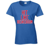 Jeff Beukeboom Hit Like Beukeboom New York Hockey Fan T Shirt