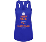 Cal Clutterbuck Keep Calm Ny Hockey Fan T Shirt