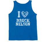 Brock Nelson I Heart New York Hockey Fan T Shirt