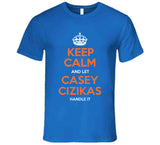 Casey Cizikas Keep Calm Ny Hockey Fan T Shirt