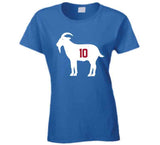 Eli Manning Goat 10 New York Football Fan T Shirt