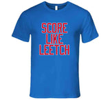 Brian Leetch Score Like Leetch New York Hockey Fan T Shirt
