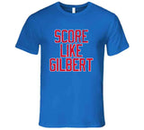 Rod Gilbert Score Like Gilbert New York Hockey Fan Distressed T Shirt
