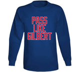 Rod Gilbert Pass Like Gilbert New York Hockey Fan T Shirt