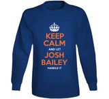 Josh Bailey Keep Calm Ny Hockey Fan T Shirt